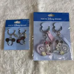 【最終お値下げ 新品未使用 匿名配送】ディズニー ペアキーホルダーセット