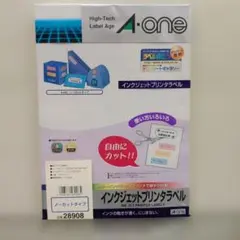 A-one ラベルシール 28908 ノーカット 100シート