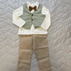 子供用フォーマル服 ベスト・蝶ネクタイ付き　2〜3歳用　美品