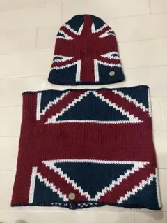 美品 Pepe Jeans London スヌードとニット帽 セットのサムネイル