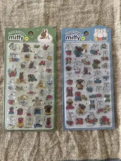 miffy クリスタルステッカー　2点