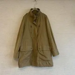 【良品】IENAイエナ☆ミリタリーコート ジャケット カーキグリーンライナー付き