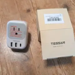 【未使用】TESSAN 海外用 変換プラグ（BFタイプ） TS-161-UK-C