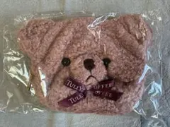 TULLY'S COFFEE ベアフル フェイスポーチ ミルクティーのサムネイル