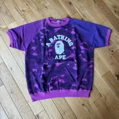新品未使用 APE 半袖SWEAT サイズL エイプ スウェット 迷彩 camoのサムネイル