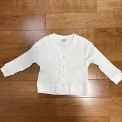 petit main ホワイトカーディガン 100cm