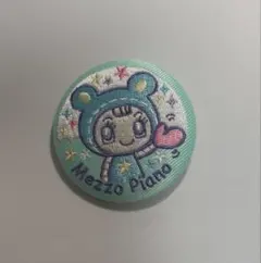 *ナルミヤキャラクターズ ブルーベリエちゃん 刺繍缶バッジ*