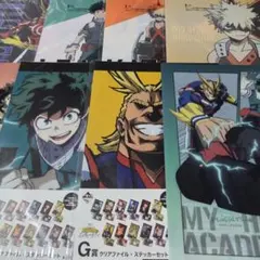 まとめ売り　爆豪勝己　オールマイト　緑谷出久　ヒロアカ　クリアファイル