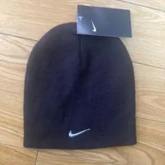 レア　00s Y2K Nike 黒 ニット帽 デッドストック
