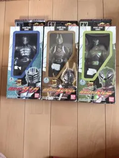 仮面ライダーシリーズ 必殺技ソフビフィギュアセット パート4 全3種 