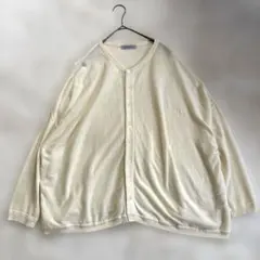 ORDINARY FITS 綿100% カーディガン 0 アイボリー