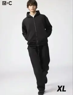 UNIQLO ブラック イージーパンツ XL