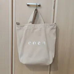 coen 2way トートバッグ ホワイトのサムネイル