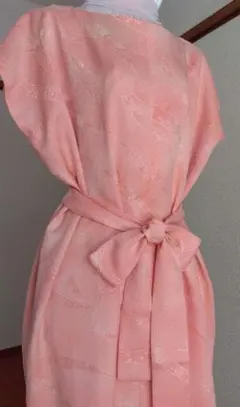 着物リメイク　チュニックとワイドパンツのセットアップ