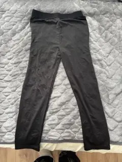 黒 ストレッチレギンス ウエストゴム