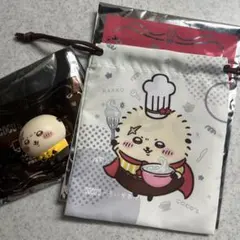 ココスちいかわ　巾着　ソフビ　ラッコ