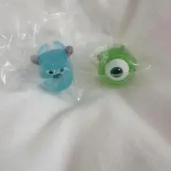 ピクサーキャラクター ファッションリング ロイヤルクリア サリー、マイク