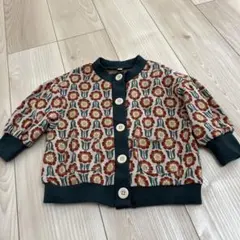 カーディガン 未着用 花総柄 ベビー キッズ 90 サイズ