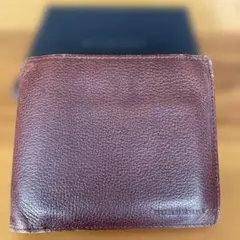 BURBERRY 二つ折り財布 ブラウン レザーのサムネイル