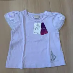 プティマイン　フラワーモチーフ付きTシャツ　ラプンツェル