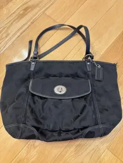 OLD COACH シグネチャー トートバッグ ブラックのサムネイル