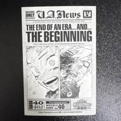 僕のヒーローアカデミア　原画展　ヒロアカ展　来場者特典　緑谷出久　爆豪勝己