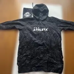 ATHLETA ジュニア　 ブラック ポンチョ・ウィンドブレーカー