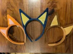 Bluey's World ブルーイファミリー カチューシャ 3点セット