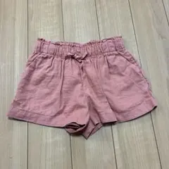 H&M オレンジ　半ズボン 100