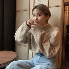 NOKCHA タートルネックニット