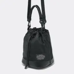 GU×UNDERCOVER 巾着2WAYバッグ 黒 ショルダーバッグ