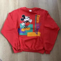 Euro disney vintage Mickey mouse スウェット M