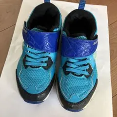 キッズシューズ 青　sklshuter ムーンスター　スキルシューター