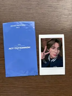 新品未使用【初期傷あり】　txt テヒョン　インスタントフォト2 メガネ