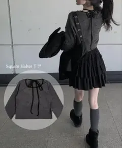 anyonemoreトップス threetimesトップス ワンホントップス