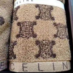 CELINE フェイスタオル　リボン付き