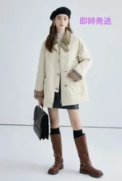 2026年最新】CHIc and things 切り替えキルティングコットンジャケット