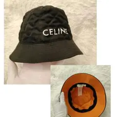 美品✨️　CELINE バケットハット ブラック　キルティング　黒 Mのサムネイル
