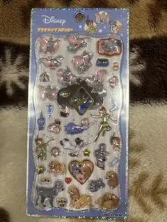【正規品】ダンボ　ピーターパン　わんわん物語　プチドロップステッカー