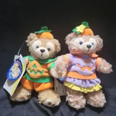 ダッフィー シェリーメイ ハロウィンぬいぐるみ 2体セット