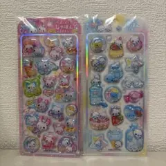 【正規品】あわわちゃん　ハッピーマーチ　ぷくぷくしゃぼんシール