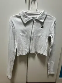 WEGO ホワイト クロップドニット
