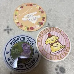 シナモンロール　ポムポムプリン　ディズニー　3枚セット
