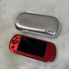 【ジャンク品】SONY PSP 赤黒　バッテリーなし 本体