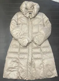 《美品》7-ID concept. ベージュ ロングダウンジャケット