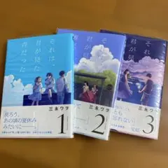 それは君が見た景色だった 1-3巻