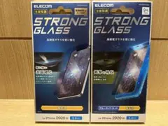 iPhone 12mini ガラスフィルム2種類セット ELECOM エレコム