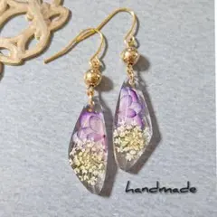 ≪187 オレンジ≫レジンピアス 400円 - メルカリ