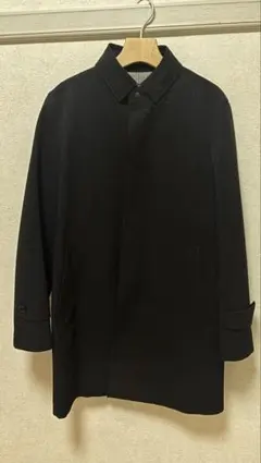 SUIT SELECT ステンカラーコート ブラック M メンズ ビジネスコートのサムネイル