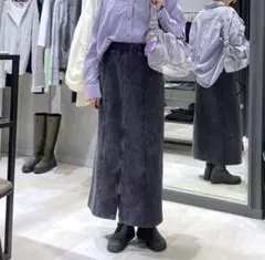 新品 JEANASIS ジーナシス 2WAYアウトシームナロースカート S